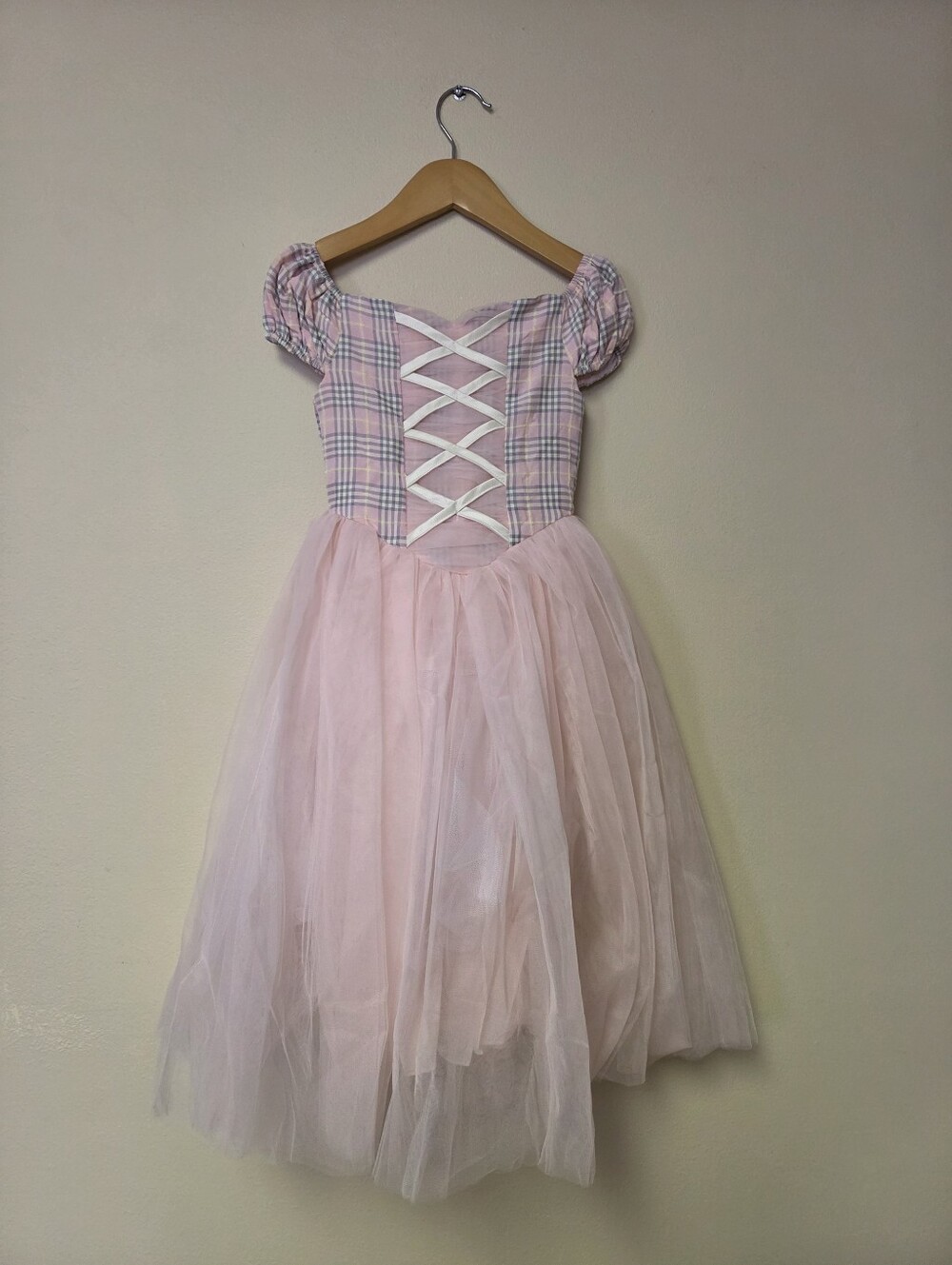 Trish Scully pink princess tulle ball gown
